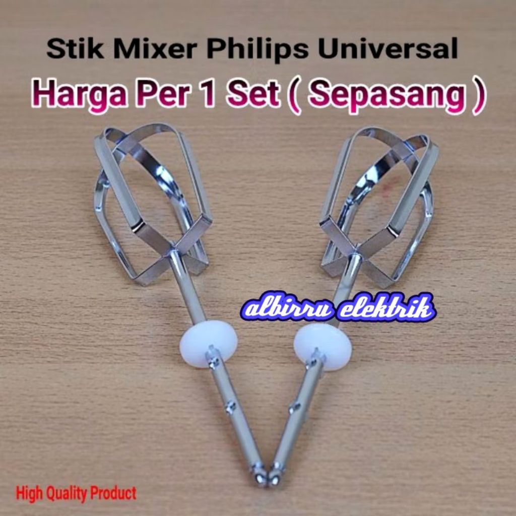 Stik Mixer Philips Umum Sepasang Stik Mixer Philips