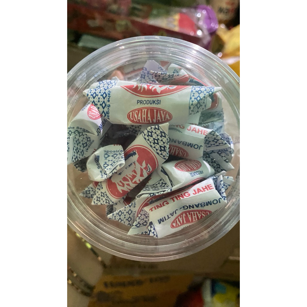 

Permen/tingting jahe kemasan 500gr dan 250gr