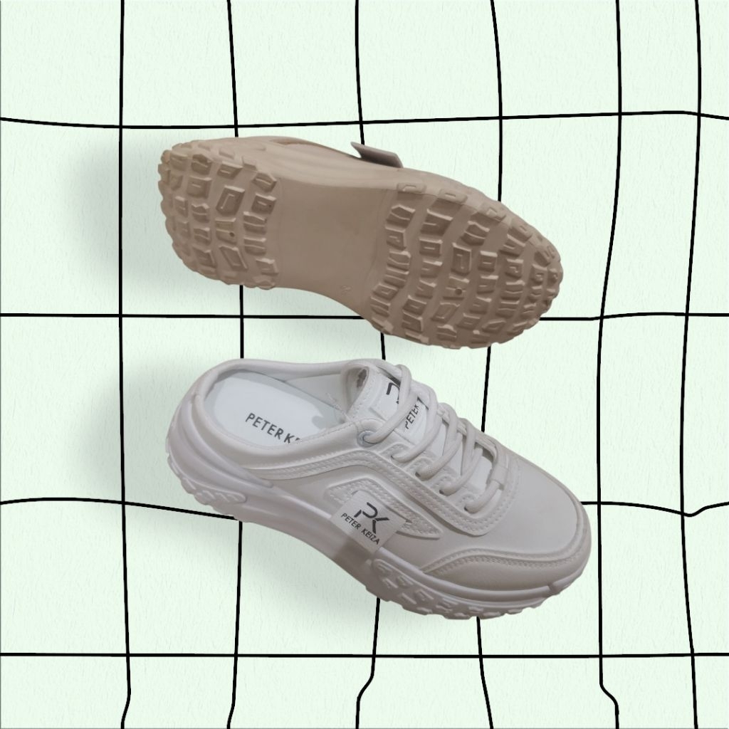 Sepatu Mules Sneakers Wanita Peter Keiza original