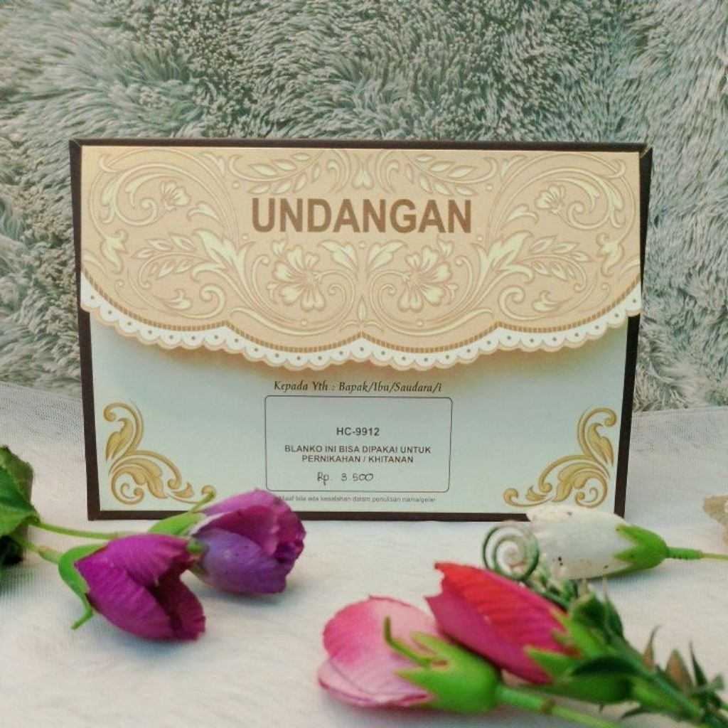 undangan ERBA HC-9912, free custom, free plastik kemas