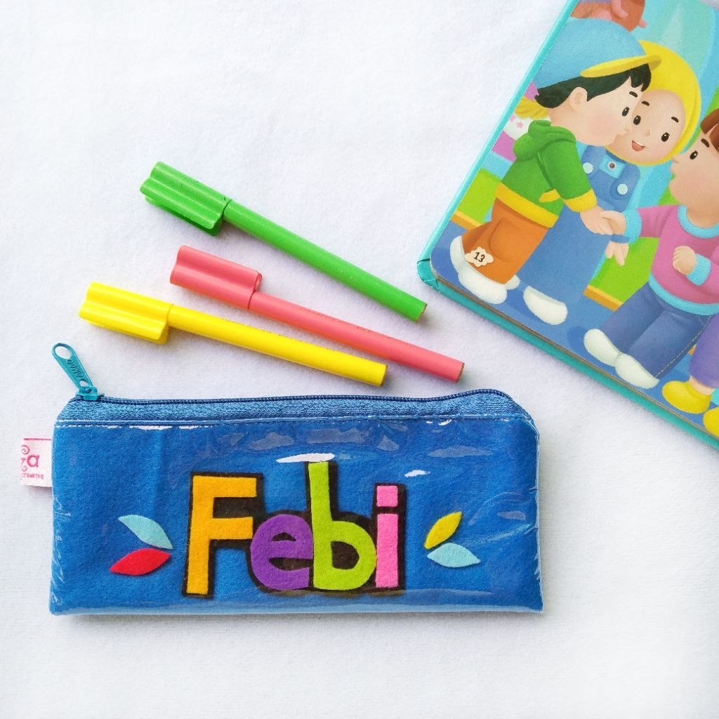 

Pouch serbaguna Tempat pencil murah custom nama