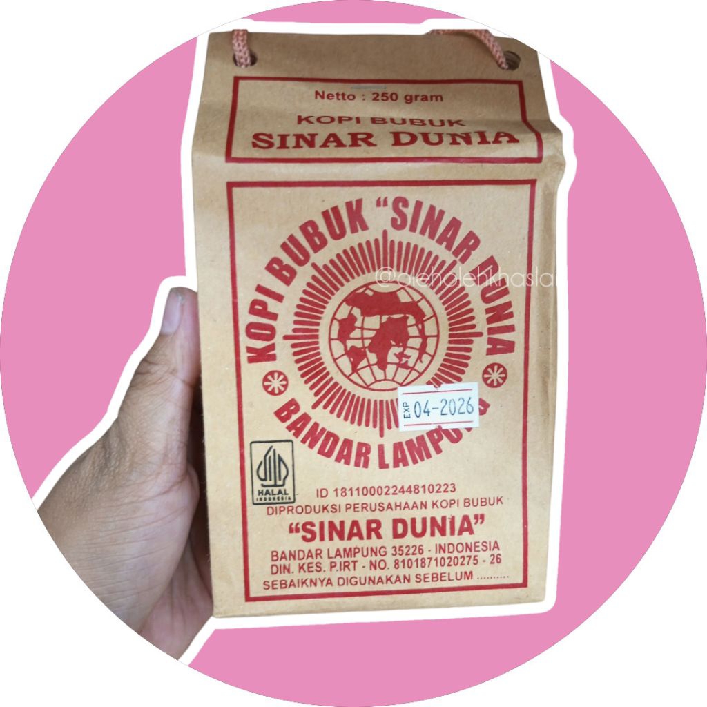 

KOPI BUBUK SINAR DUNIA 250GRAM