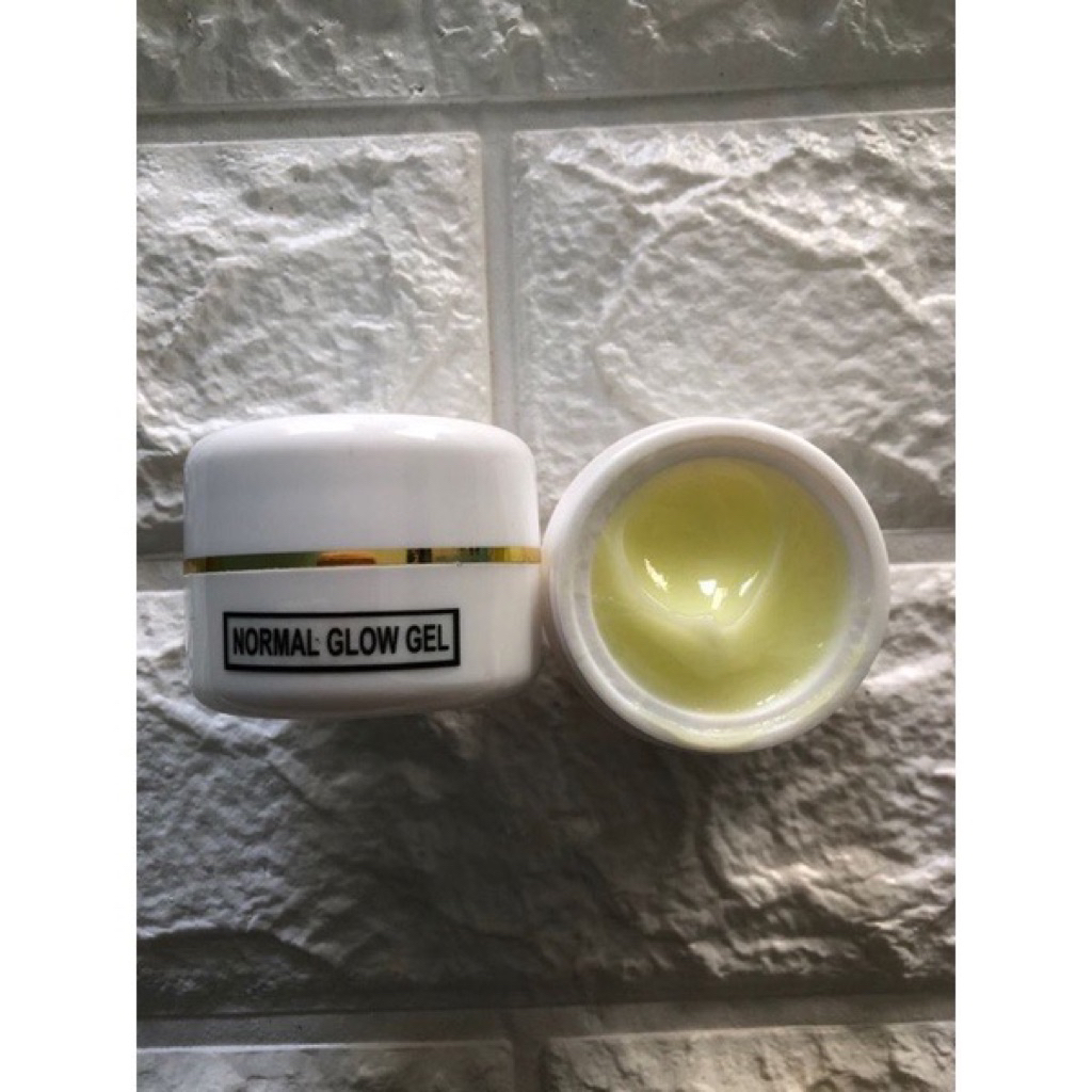 NC Cream Normal Glow Gel - krim malam pemutih flek ringan & efek glowing
