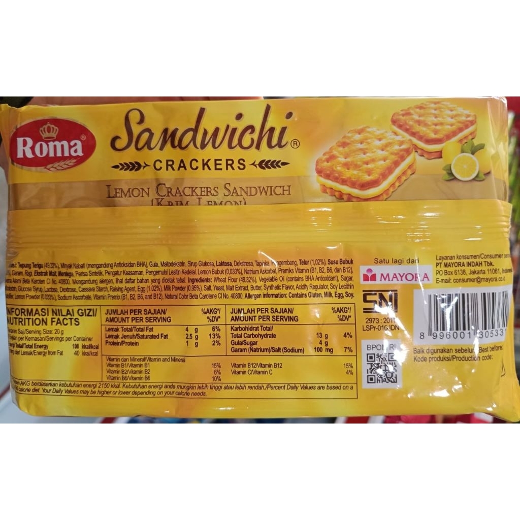 

Roma sandwichi cracker 3varian rasa