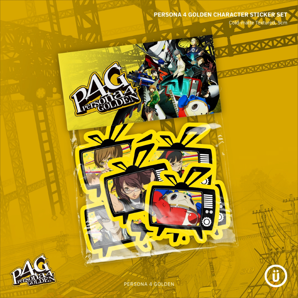 

Persona 4 Golden - Characters Midnight Channel TV Sticker Set (Fanmade)