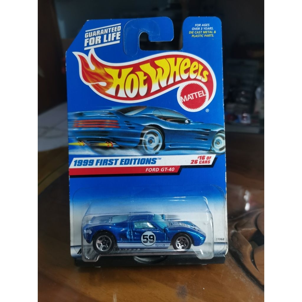 Hot Wheels Blue Card