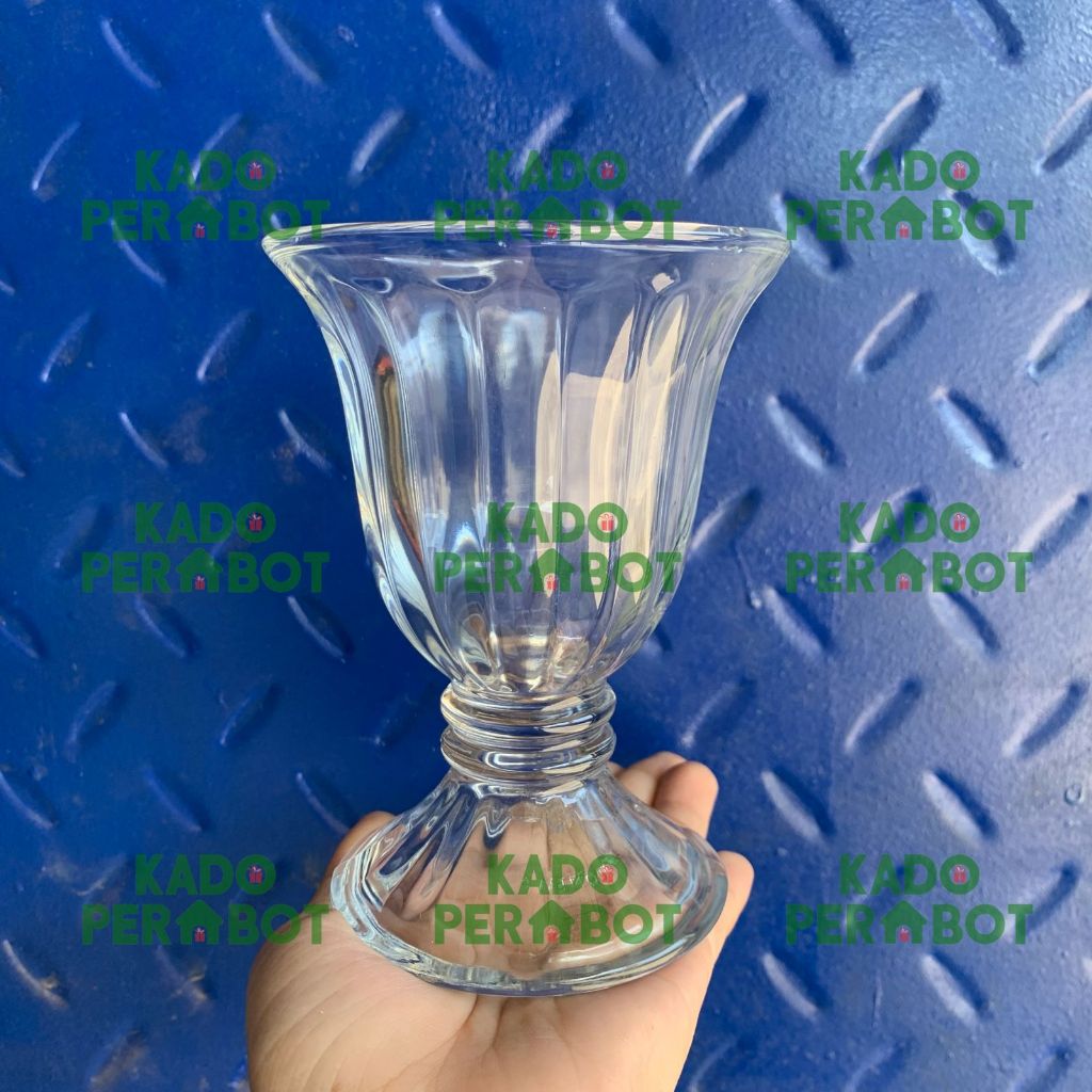 Gelas Es Krim Gelato - Gelas Kaca Ice Cream - Gelas Cantik Es Krim