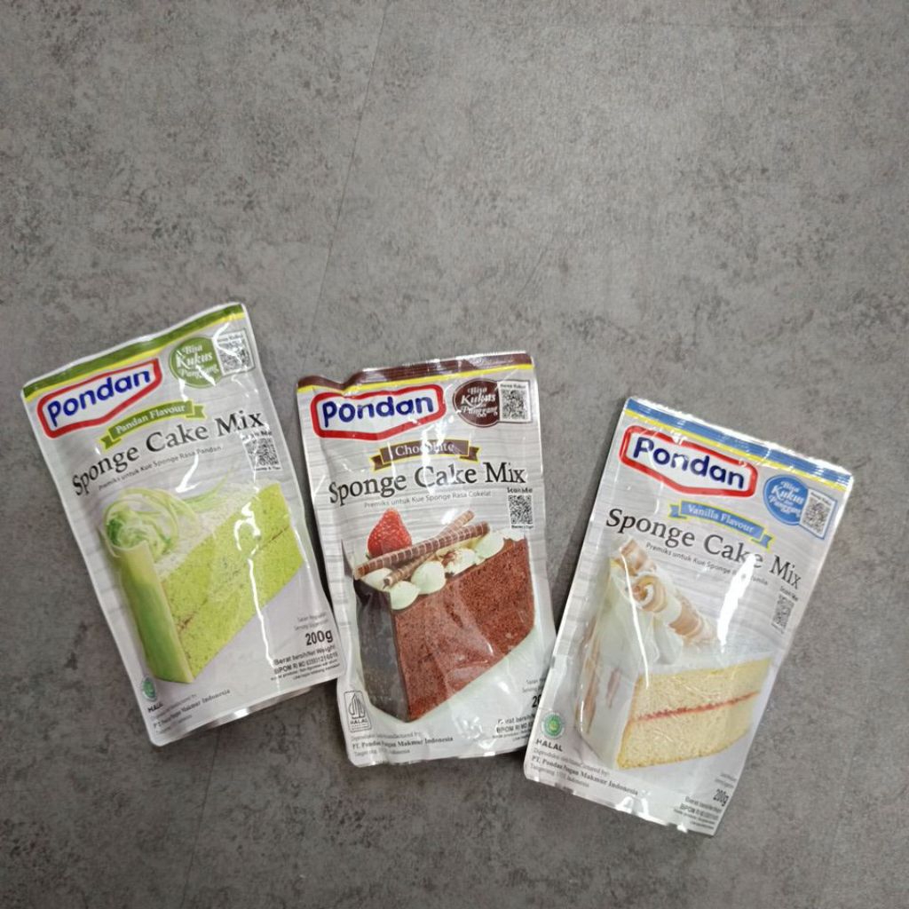 

Pondan sponge cake pouch 200gr