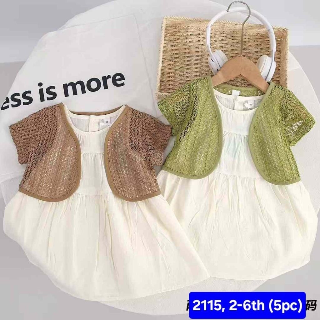 dress import/dress anak perempuan/dress rompi/dress premium