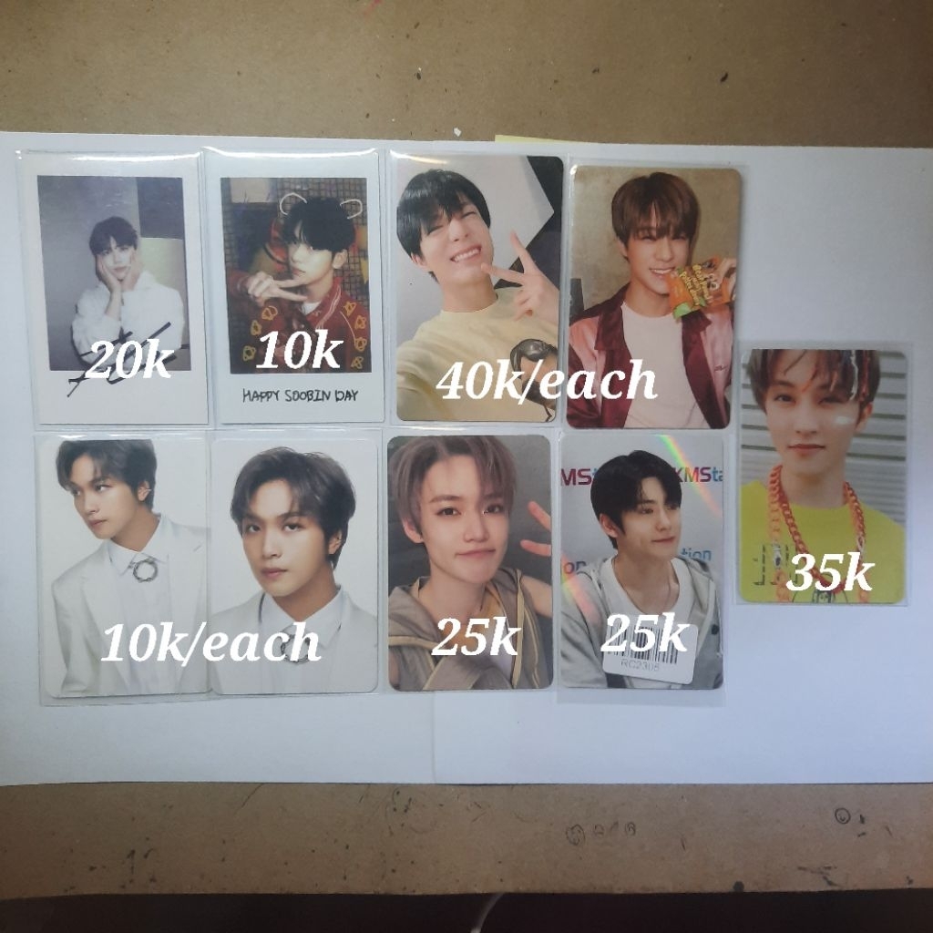 Photocard PC Official NCT TXT polaroid Jaemin soobin Mark lemon jeno summer package yizhiyu hello fu