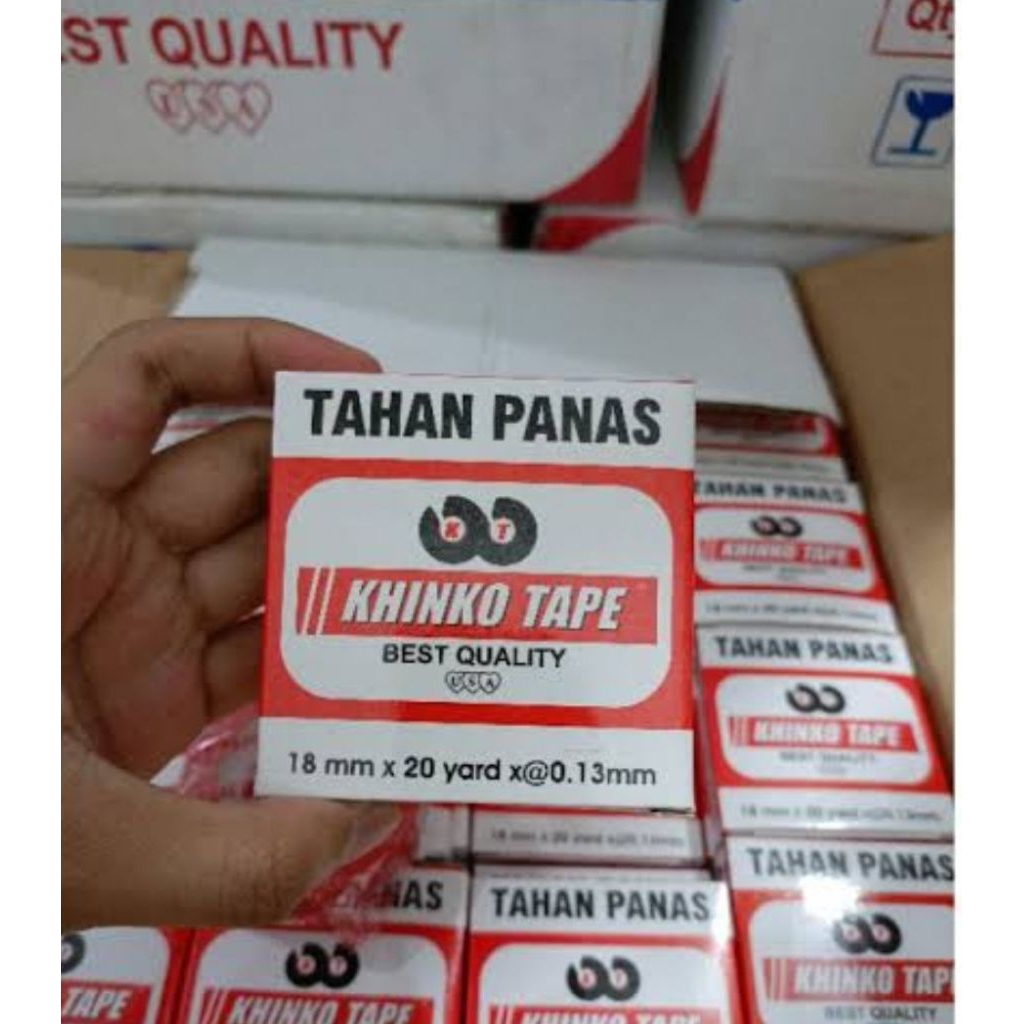 

Isolasi Listrik Khinko 18 mm x 20 yard – Kuat & Tahan Lama