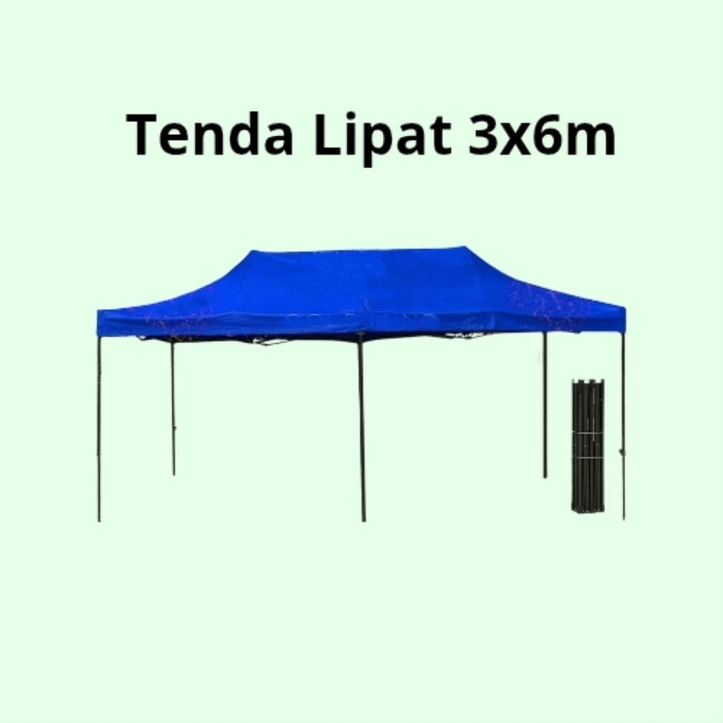 Tenda Lipat ukuran 3x6m Tenda jualan 3x6m