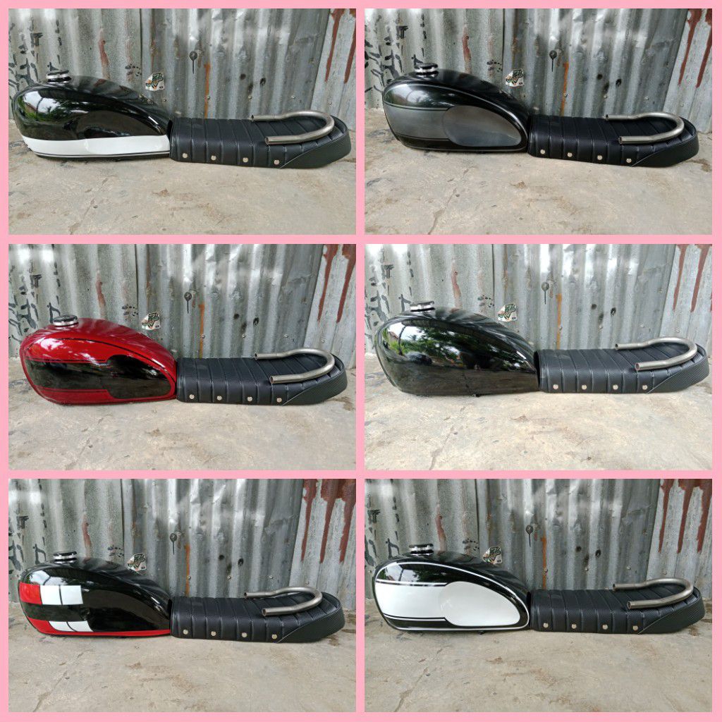 Paket Custom Japstyle Paket Custom Honda Yamaha Thunder Paket Motor Custom Karburator Tangki Motor J