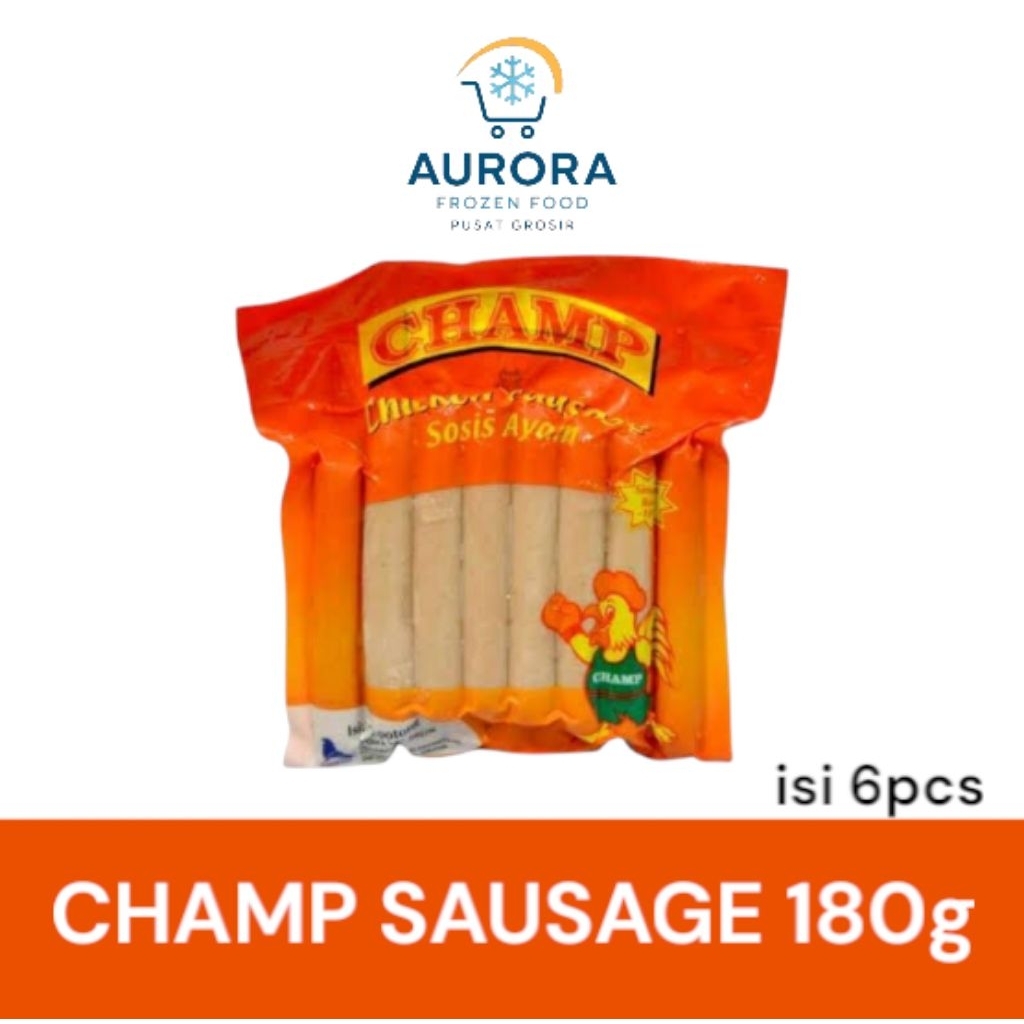 

CHAMP SAUSAGE 180g isi 6