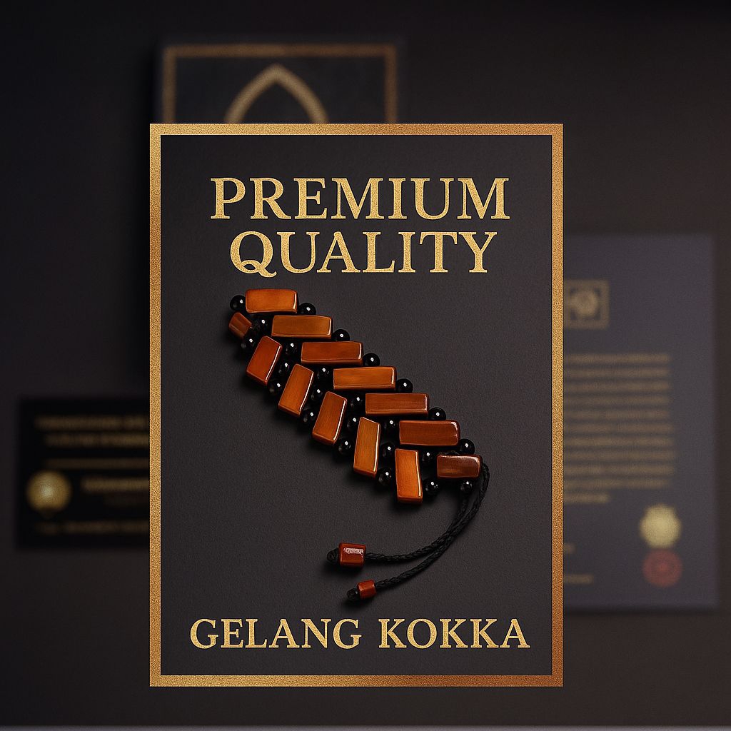 PREMIUM QUALITY GELANG KOKKA ORIGINAL 100% ASLI Bersertifikat Gelang KOKKAH KAUKAH PUKAHA CINCIN KOK