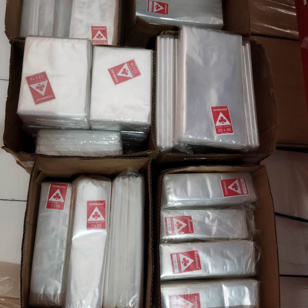 Kembang Plastik PP 03, Plastik 03 Bening Tebal Kiloan