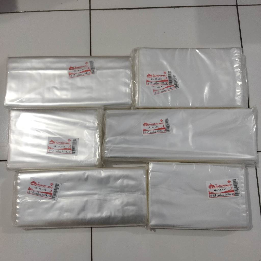 Bangkuang Plastik PP 03, Plastik 03 Bening Tebal Kiloan