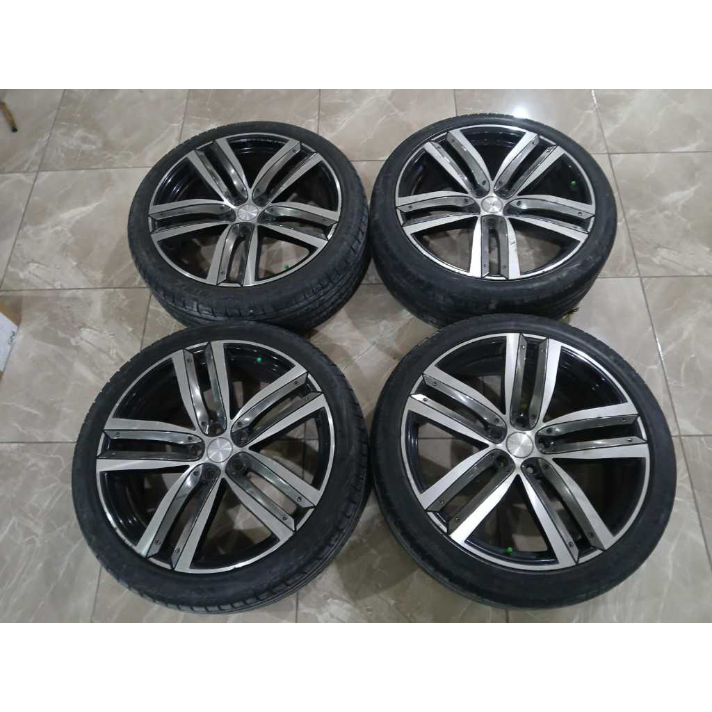velg CANOPUS R20 X8,5 5X114 ET45 B/P hanya velg saja