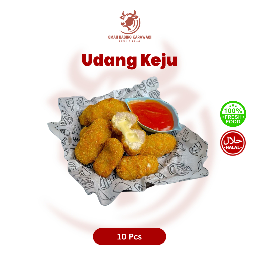 Udang Keju Gacoan Frozen Praktis Isi 10Pcs Tangerang