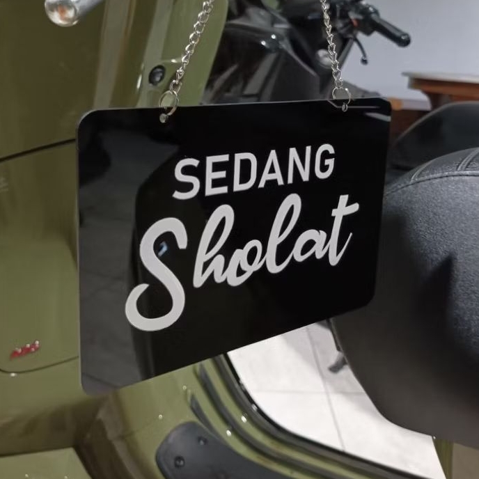 sign akrilik / akrilik / SEDANG SHOLAT