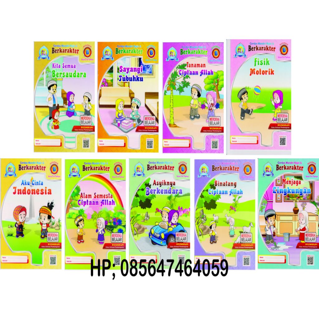 Buku paket Tematik TK Islam/RA kurikulum merdeka