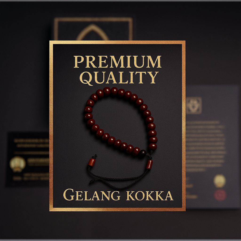PREMIUM QUALITY GELANG KOKKA  ORIGINAL 100% ASLI Bersertifikat Gelang KOKKAH KAUKAH PUKAHA CINCIN KO