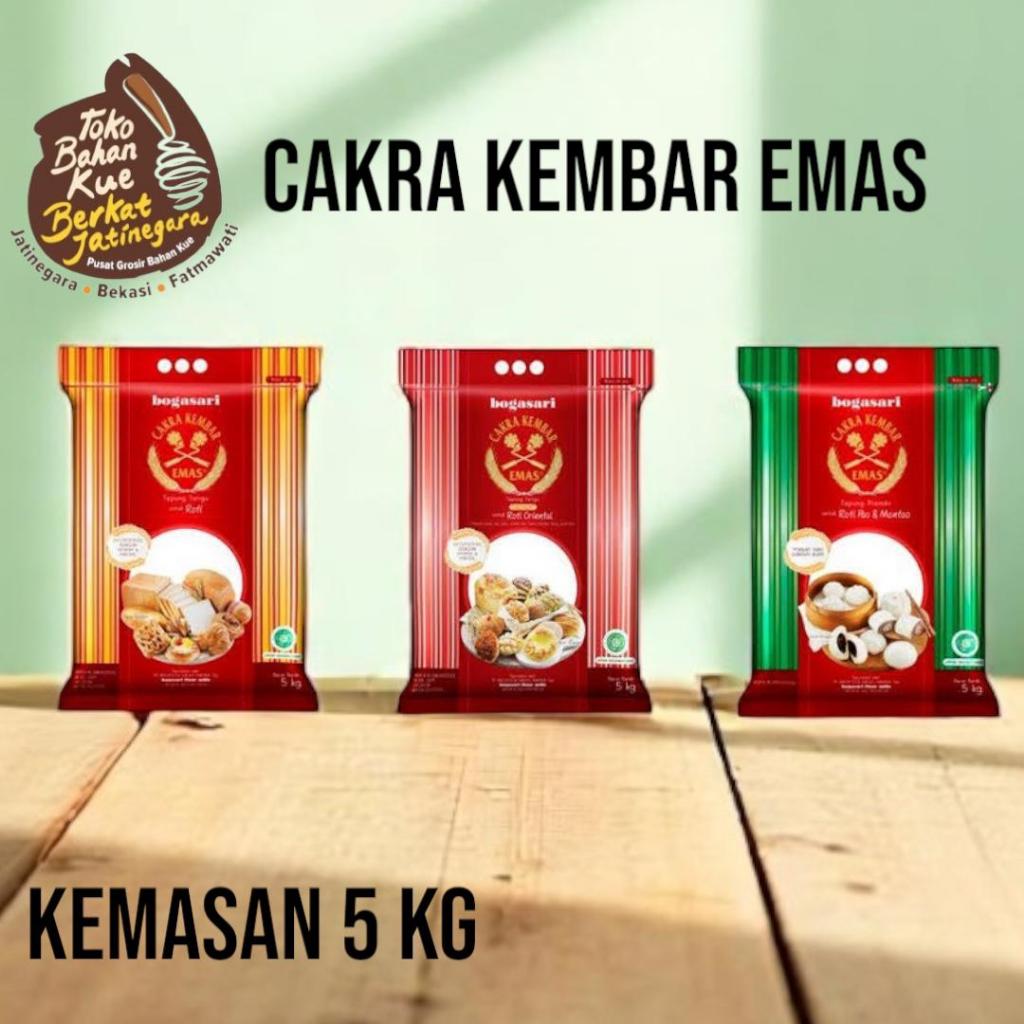 

TEPUNG CAKRA KEMBAR EMAS BOGASARI 5 KG KARTON
