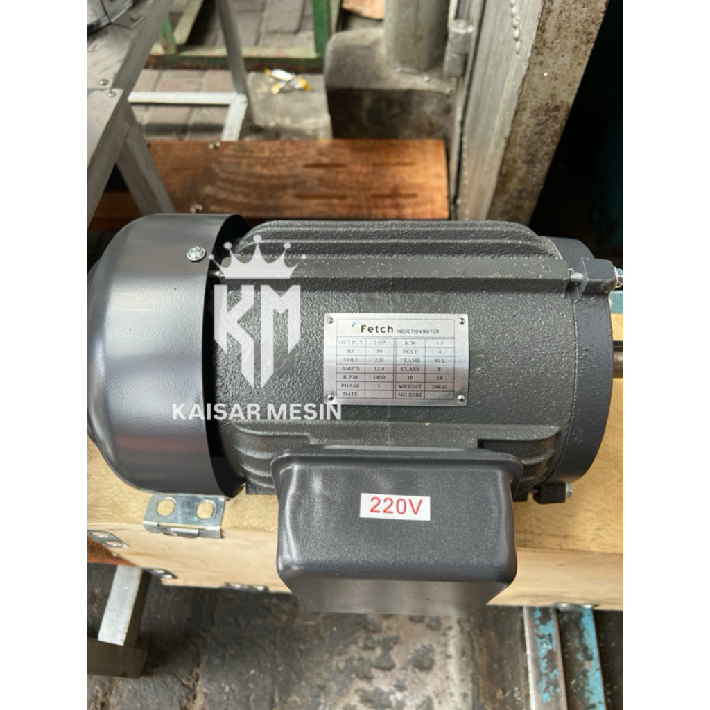 Dinamo Elektro Motor / Dinamo FETCH 2 HP 1 Phase Putaran Lambat Taiwan