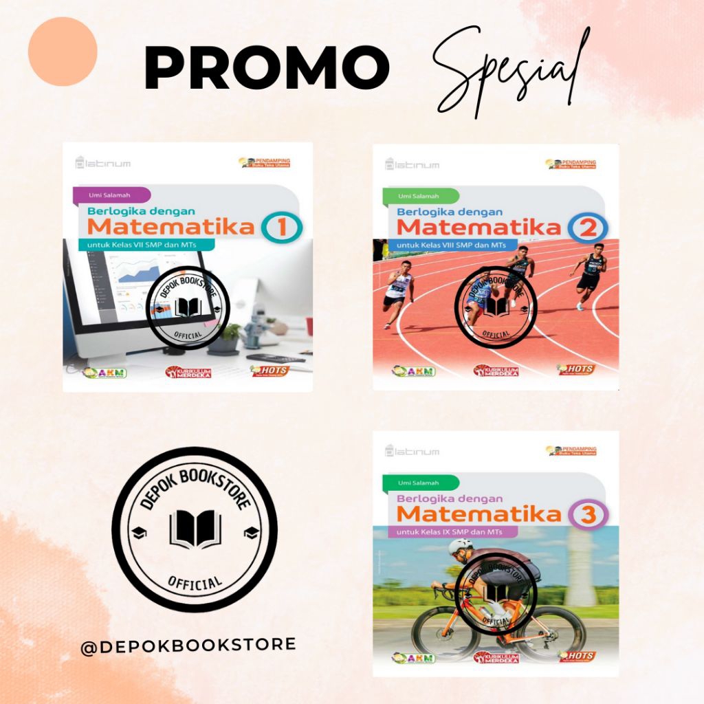 BUKU PLATINUM MATEMATIKA SMP KELAS 7,8,9 KURIKULUM MERDEKA 100% ORIGINAL