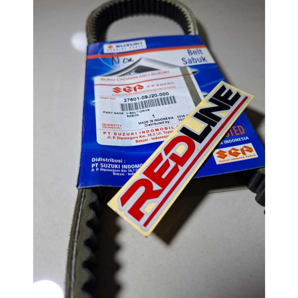 (SGP) Panbel Suzuki NEX Original Suzuki genuine parts SGP ASLI 100% Suzuki genuine Parts V BELT REDL