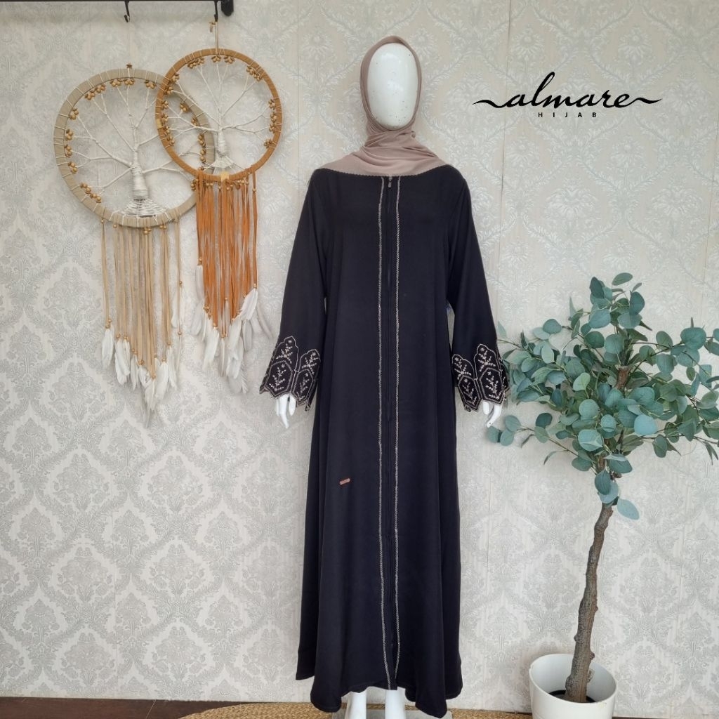 Gamis Abaya Hitam Coklat