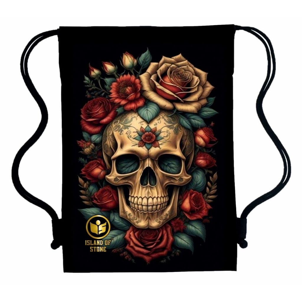 TAS SERUT MOTIF SKULL 3 D FULL COLOUR TENGKORAK