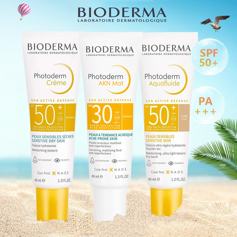 Bioderma Sunscreen 40ml/Bioderma Photoderm AKN Mat SPF 30+/Bioderma Photoderm Aquafluide SPF 50+/Bio