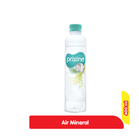 

Pristine 8.6+ Air Mineral Botol 400 ml