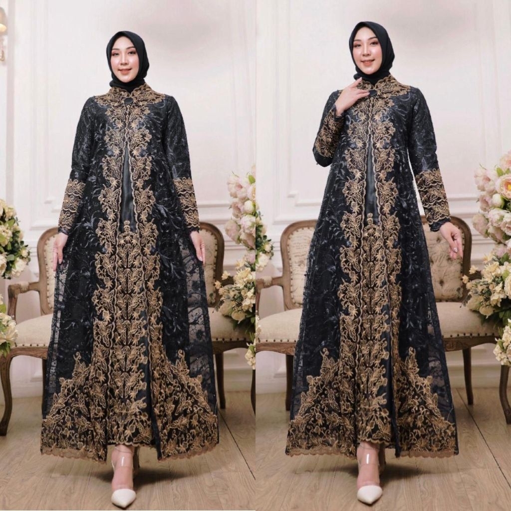Gamis Modern Casablanka Gamis Pesta Gamis  Mewah Gamis Bordir Modern