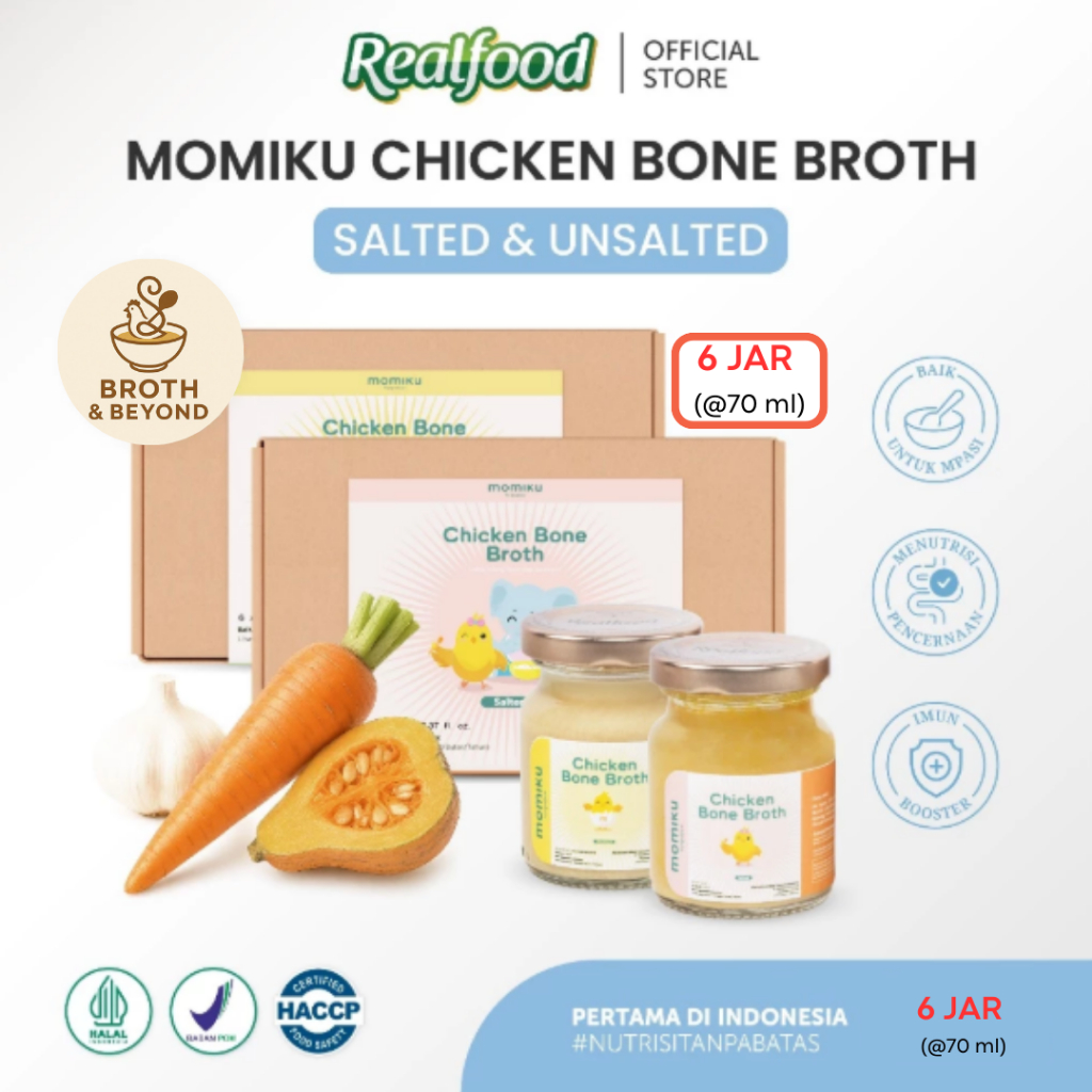 

Realfood Momiku Chicken Bone Broth 6 JAR