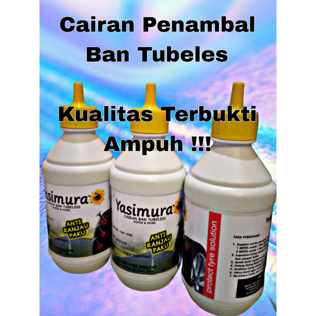 (PROMO) CAIRAN BAN TUBELES MOTOR MOBIL/CAIRAN BAN TUBELES