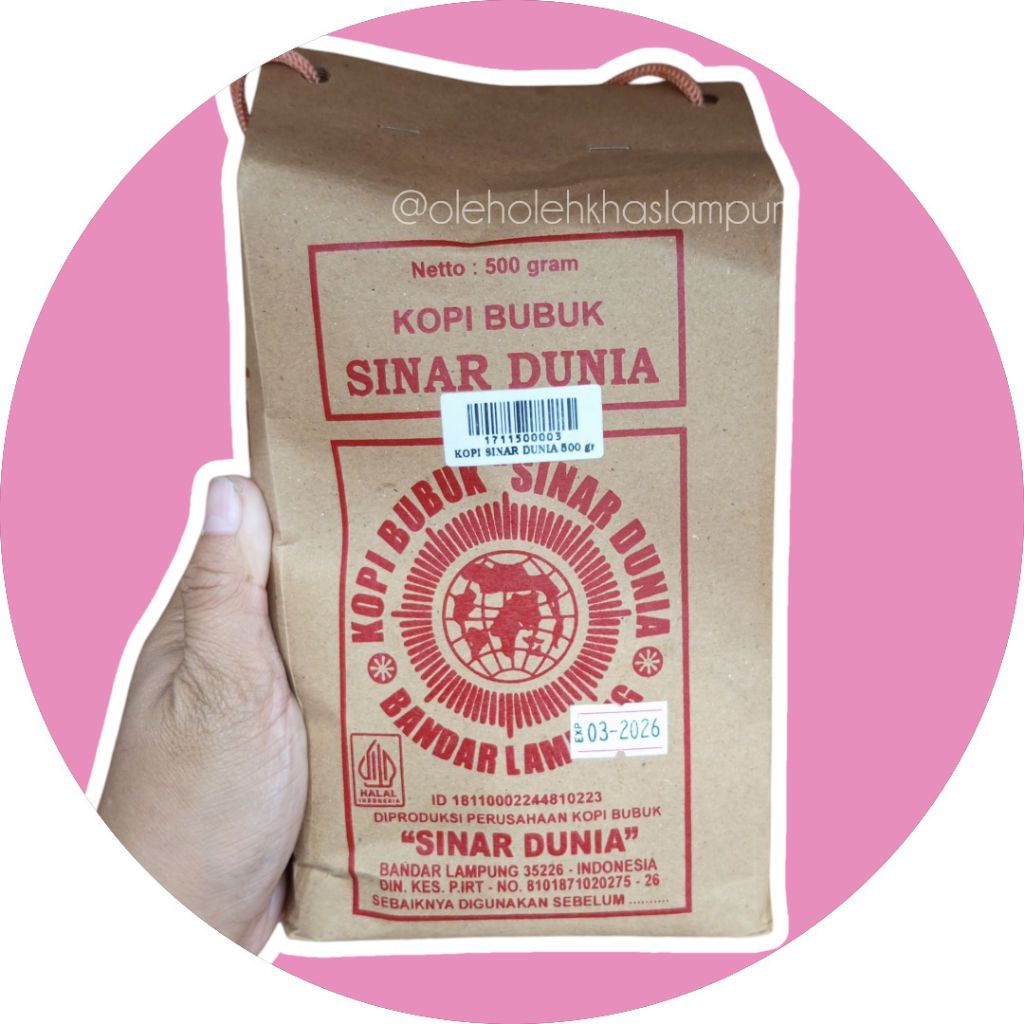 

KOPI BUBUK SINAR DUNIA 500GRAM