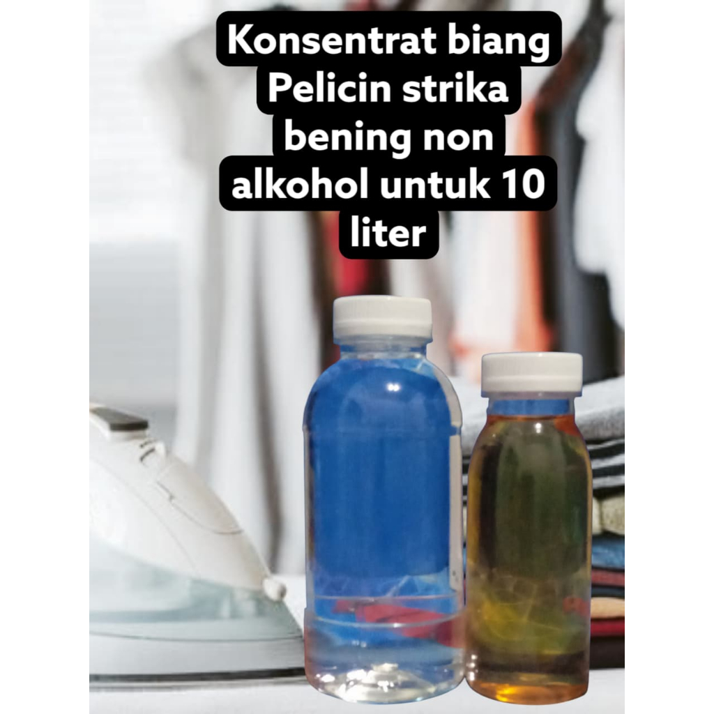 Konsentrat bibit Pelicin Setrika Bening Non Alkohol 10 liter