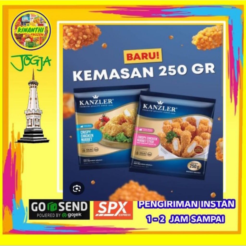 

Nuget Kanzler Crispy Stik 250 gr,jogja frozen