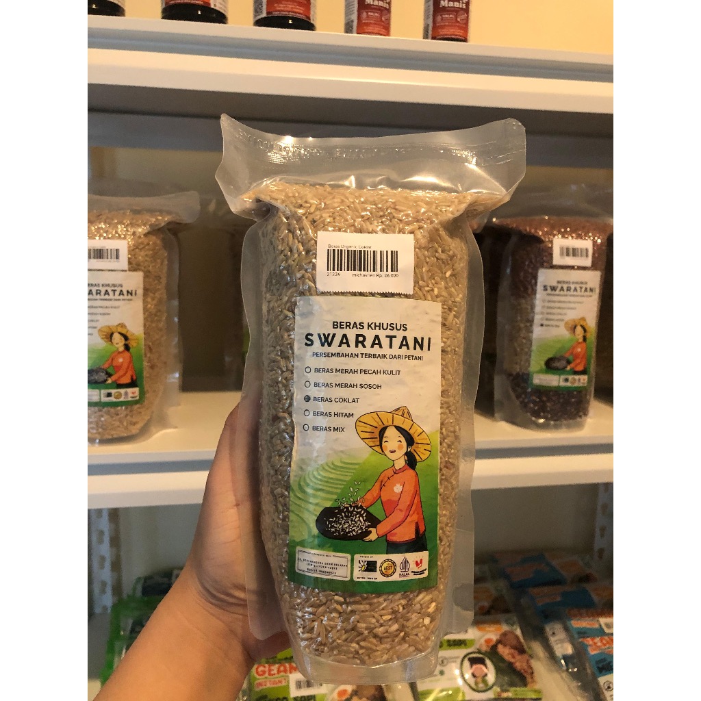 

Swaratani Beras Organik Coklat :