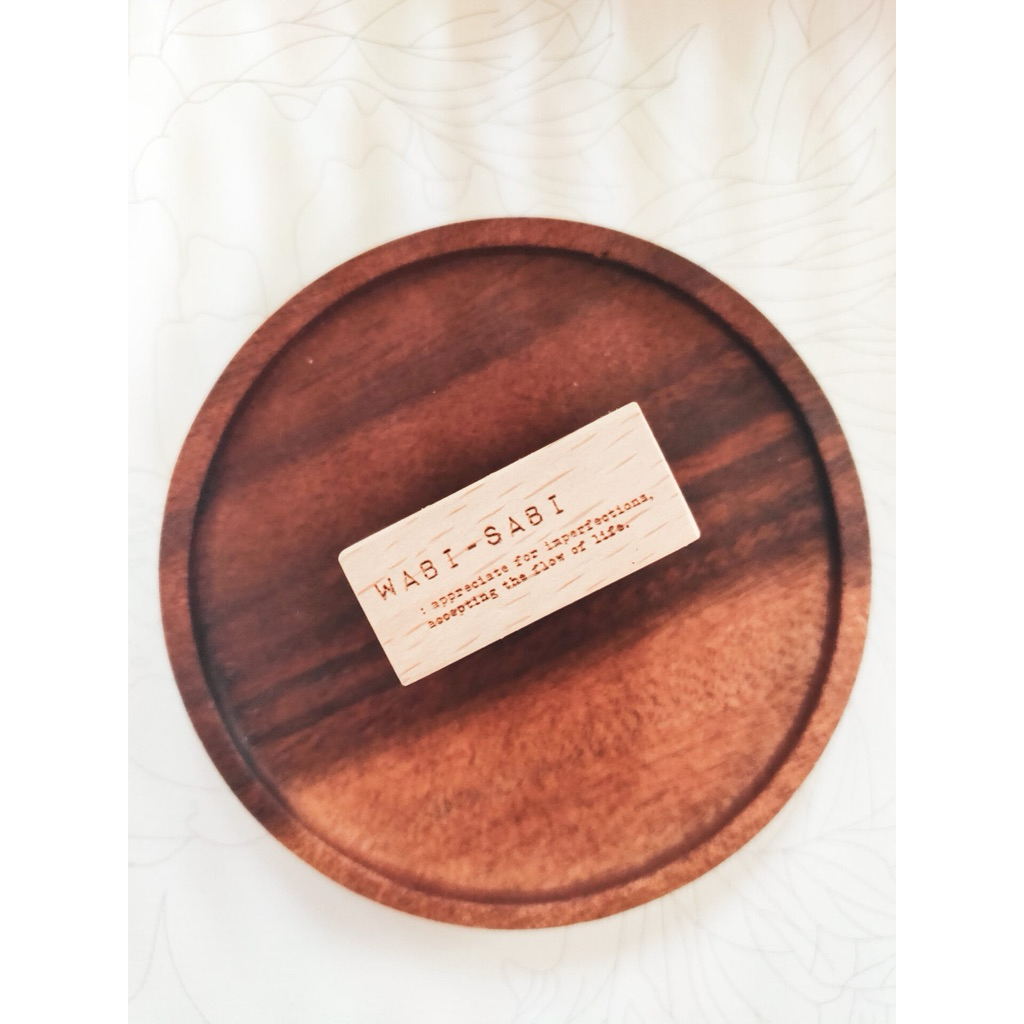 

Wabi Sabi Rubber Stamp By Penspapersplanner