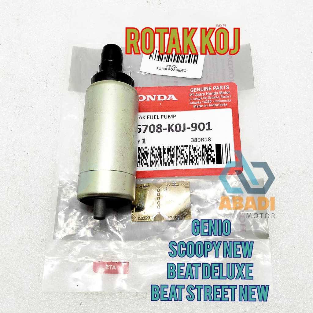 Rotak Pompa Bensin Ori Honda KOJ Scoopy New Beat Deluxe Genio Beat Street ESP New Dinamo Feul Pump F