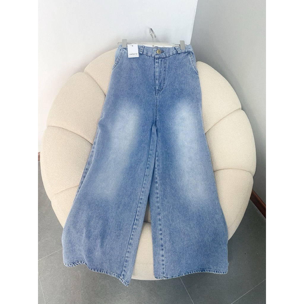 ( BISA COD ) CULLOTE JEANS kOREAN IMPORT