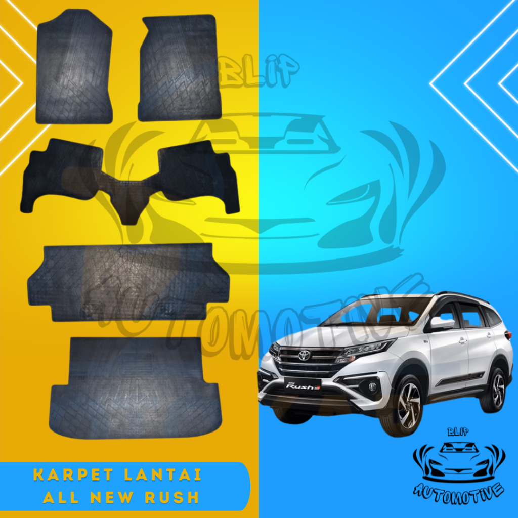 KARPET LANTAI KARET ALL NEW RUSH TERIOS / KARPET KARET MOBIL ALL NEW RUSH TERIOS / KARPET ALL NEW RU