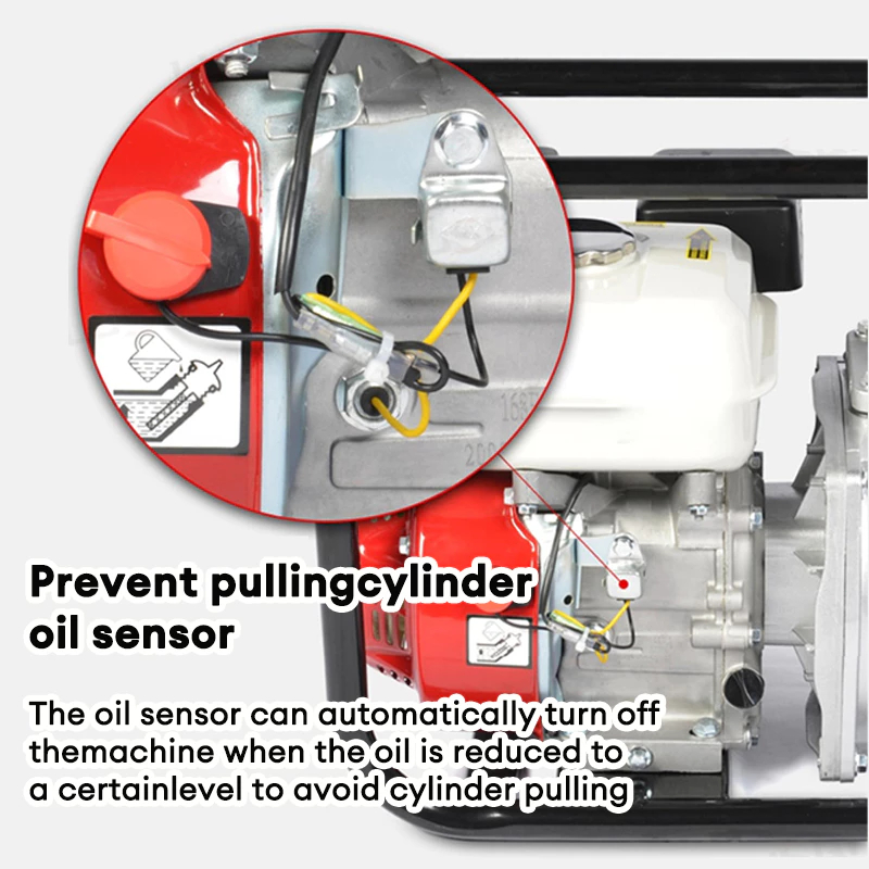 Reaim Mesin Pompa Air Bensin 1/2/3 Inch Outdoors Pompa Irasi Sedot Pompa air mesin bensin tugas