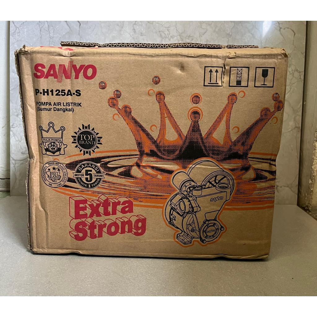 SANYO P-H125A-S EXTRA STRONG POMPA AIR LISTRIK OTOMATIS SUMUR DANGKAL TOP BRAND INDONESIA GARANSI MO