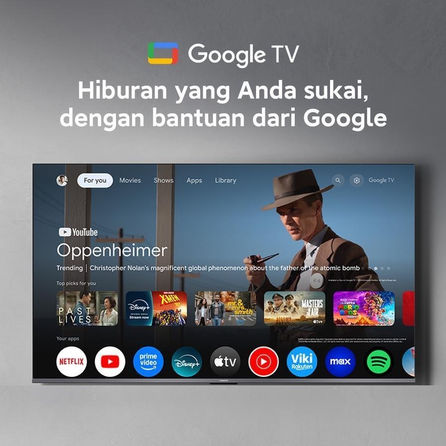 XIAOMI L-75MB-APID TV 75 INCH QLED 4K DIGITAL GOOGLE TV 60HZ (NEW KHUSUS BANDUNG)