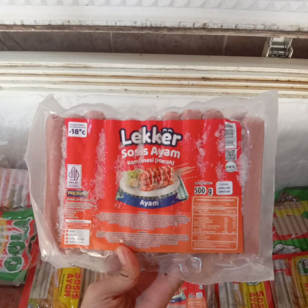 

Sosis ayam lekker
