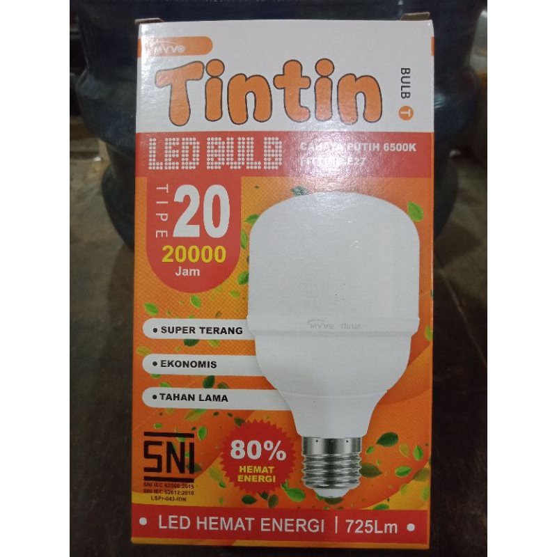 Lampu Merk Tintin 20 watt